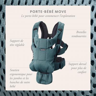 Porte Bebe Move Mesh 3d Anthracite Babybjorn